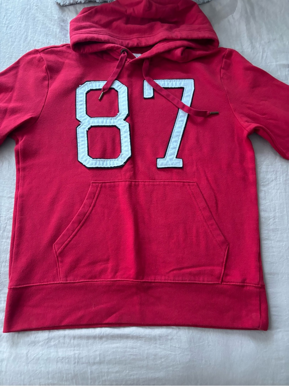 Aeropostale Bright Red Hooded Pullover